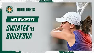 Swiatek vs Bouzkova Round 3 Highlights | Roland-Garros 2024