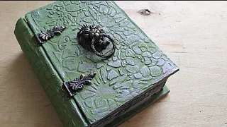 Diy🏵Оригинальная шкатулка - книга из картона своими руками//вox-book made of cardboard
