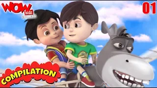 Kartun Anak Anak | Vir: The Robot Boy | KartunTv | Kompilasi 1 | WowKidz Indonesia