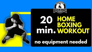 20 Minutes Home Boxing Workout (No Equipment Needed)