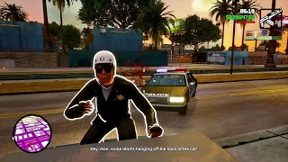 Car Chase in GTA San Adrease Definitive Edition