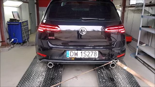 VOLGSWAGEN GOLF 7.5 GTI DYNO TEST STOCK