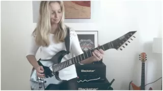 One - Metallica by Cissie on Guitar - with Hammett solo MULTICAM HD