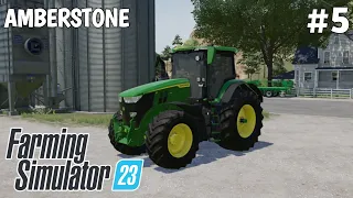 NEW JOHN DEERE 7R 310 ON FARM #5 | Farming Simulator 23 | Fs 23 | AmberStone Map | Timelapse