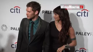 Joseph Morgan and Persia White arrive at PaleyFest 2014 'The Originals' Redcarpet