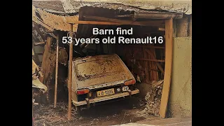 First detailing in 53 years 1967 Renault16 Barn find !