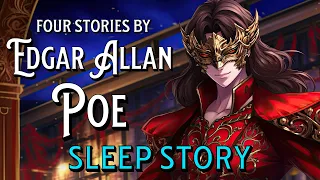 Edgar Allan Poe Short Stories Sleep Audiobook Dark Screen Calm Reading Red Death Amontillado Usher