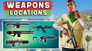 GTA 5 - SECRET WEAPONS LOCATIONS 2024