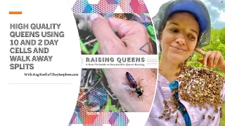 "Making High Quality Queens with 10 & 2 day cells, and Splits!" with Ang Roell