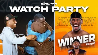 KING KENNY FIGHT REACTION with Yung Filly, Harry Pinero & Deji | Kingpyn Watch Party