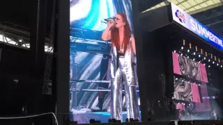 Jess Glynne intro and Don't be so hard on yourself. Capital FM Summertime ball 2016