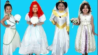 Disney Princess Royal Wedding Halloween Costumes and Toys