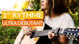 Votre tout PREMIER RYTHME FACILE à la GUITARE tuto débutant