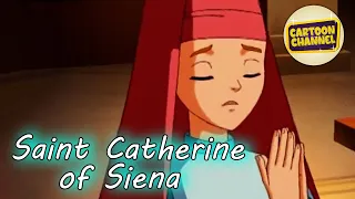 SAINT CATHERINE OF SIENA 😇 Short movie for kids 😇 Christian animated cartoons for kids and teens