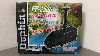 Насос для пруда Dophin Fountain Filter FP 3500 с насадками для фонтана