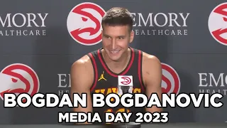 Bogdan Bogdanovic Press Conference | Atlanta Hawks Media Day 2023