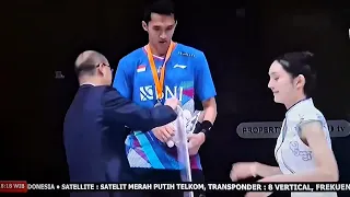 Jonatan Christie Juara BANK OF NINGBO Badminton Asia Championship 2024🏆🏸