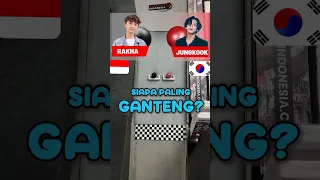 Rakha 🆚 Jungkook: Siapa Paling Ganteng?! | MRI PanSos Kap #Shorts