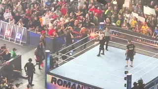 Roman Reigns final entrance of WWE Smackdown 2022