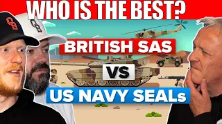 British SAS Soldiers vs US Navy SEALs REACTION | OFFICE BLOKES REACT!!
