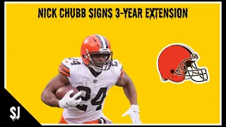 Nick Chubb Signs 3 Year Extension With Cleveland Browns!