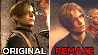 Resident Evil 4 Remake vs Original - Leon's One Liners & Memes Comparison (2005 Vs 2023)