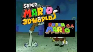 Spongebob Wrong Notes Meme (Super Mario 3D World Vs. Super Mario 64 Slider Theme)