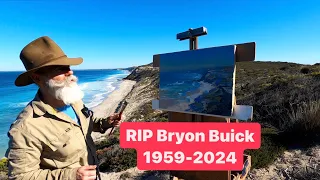 RIP Bryon Buick 1959-2024 Kangaroo Island Seascape Painting - A celebration of his life!