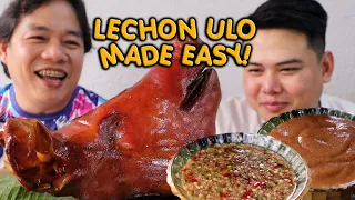 LECHON ULO NG BABOY | CRISPY LECHON ULO | KUYA DEX (HD)