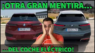 ¡OTRA GRAN MENTIRA DEL COCHE ELÉCTRICO! BMW iX 40 Prueba de AUTONOMÍA real a 120 km/h MOTORK