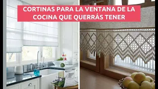 TE GUSTARÁN ÉSTAS IDEAS DE CORTINAS PARA LA VENTANA DE LA COCINA