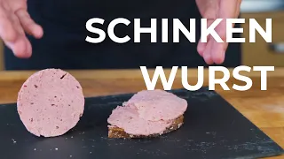 Schinkenwurst selber machen - Aufschnitt Grundbrät für etliche Variationen