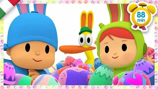 🐰 POCOYO ITALIANO- Il Ritorno del Coniglietto di Pasqua [88 min] VIDEO e CARTONI ANIMATI per bambini