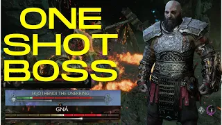 This build lets you one-shot bosses in God of War Ragnarok!