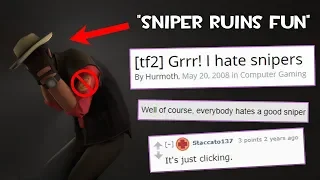 TF2 - Why Do People Hate The Sniper?