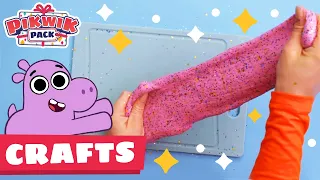 Make Tibor's SUPER STICKY Slime! 🎁✨ Pikwik Pack Arts and Crafts! 🎁✨