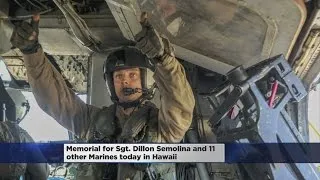 Memorial Held For Minnesota Marine Presumed Dead In Helicopter Crash