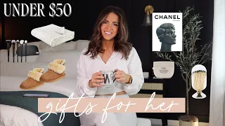 GIFTS FOR HER UNDER $50 | Ultimate Christmas Gift Guide 2022