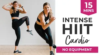 15-Minute Full Body HIIT Cardio Workout (No Equipment)