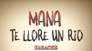 Mana & Christian Nodal - Te Lloré Un Río - KARAOKE