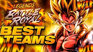 THE TOP 5 BEST TEAMS FOR THE UPCOMING LEGENDS BATTLE ROYAL! (DBL35 ~ DBL47) | Dragon Ball Legends