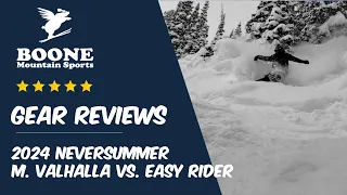 "2024 Neversummer Easy Rider vs. Valhalla: Epic Snowboard Showdown!