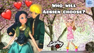 Adrien Picks Chloe or Marinette? Model Fashion Show Miraculous Season 2 Doll Episode Japan