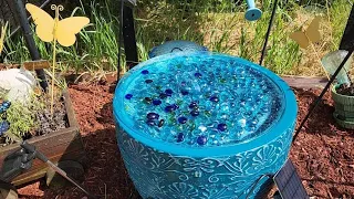 Inexpensive solar fountain in 15 minutes or less