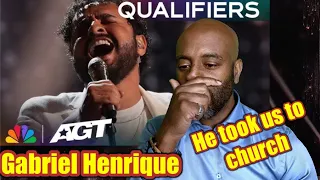 British Reaction | Gabriel Henrique "Something Beautiful" by Jacob Banks | Qualifiers | AGT 2023