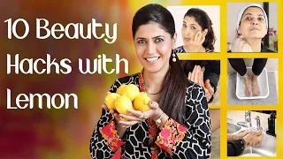 10 Awesome Beauty Hacks with Lemon / Summer Beauty Hacks- Ghazal Siddique