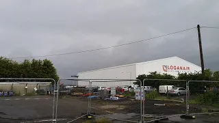 Airbus A380 Take Off Glasgow Airport