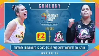 F2 LOGISTICS vs AKARI | GAME 2 NOVEMBER 15, 2022 | 2022 PVL REINFORCED CONFERENCE