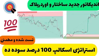 استراتژی اسکالپ با وین ریت بالا و  ۱۰۰ درصد سود ده پرایس اکشن اسمارت مانی فیوچرز ارز دیجیتال و فارکس