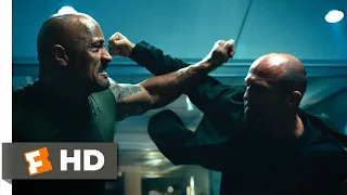 Furious 7-Hobbs VS Shaw Scene